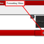 Formatting Menu