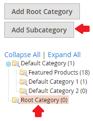 Root Category in Magento 2